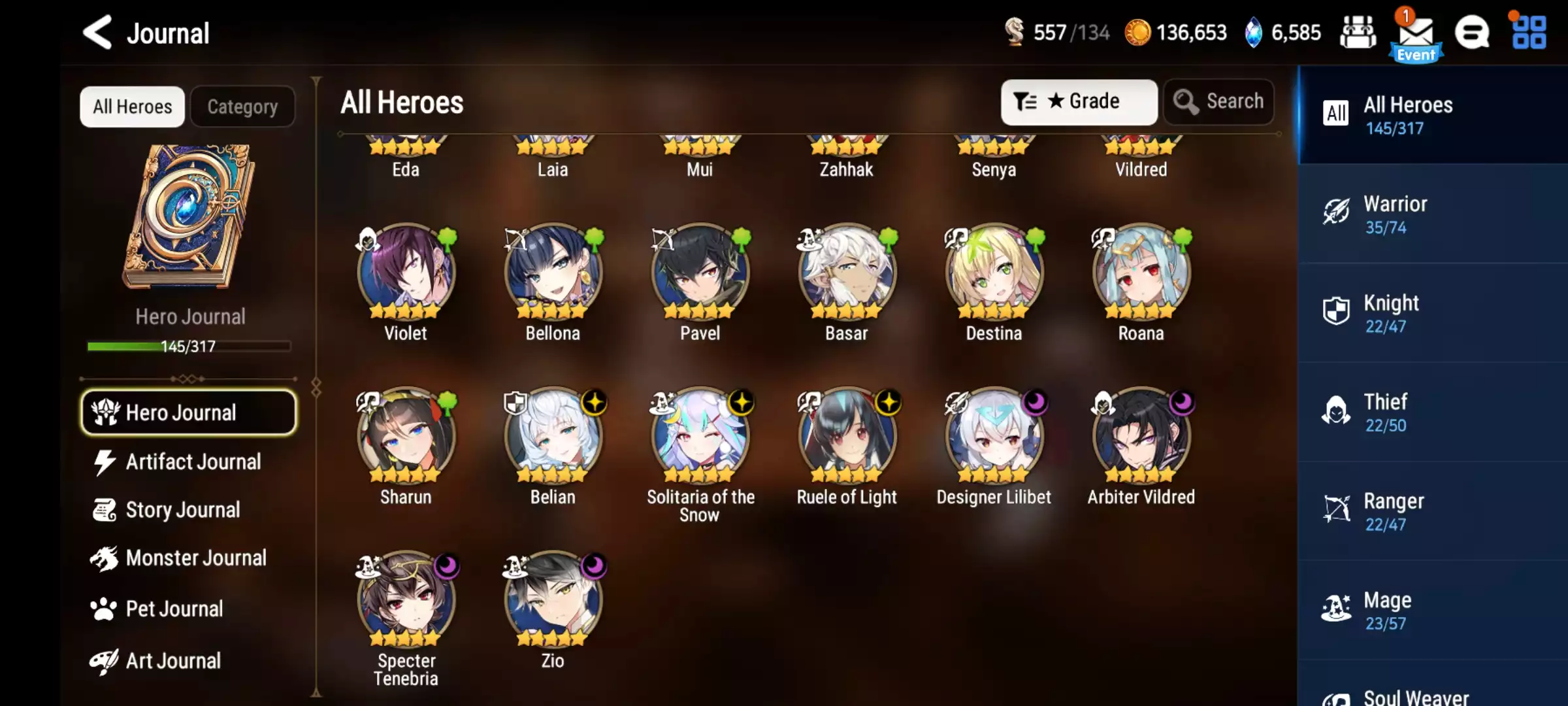 9ml ( hh+ml2) -Auto mượt w13- Acc có nhiều art ngon Ep3 (ep2 chưa clear) - Banner amid mới 20 phát có art - Banner mys 148pity side story nhận free mys còn nhiều có 17vé Abyss 46 Sâm 116 Lá 538 Acc siêu nhiều tài nguyên